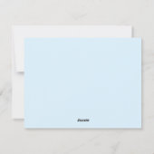 お母さんの日おめでとう - オーダーメイドの写真と名前のギフト シーズンカード (裏面)