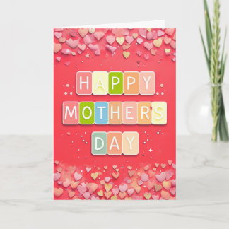 お母さんの日おめでとう カード