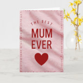 お母さんの日おめでとう カード (黄色い花)