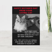 お母さんの日おめでとう カード (正面)