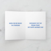 お母さんの日おめでとう カード (内部)