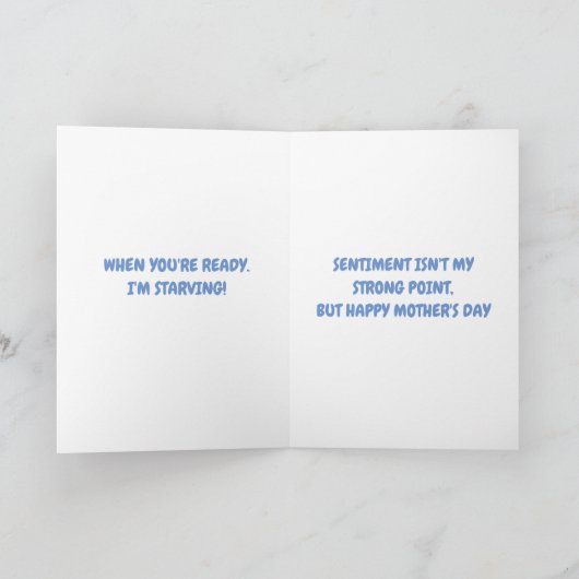 お母さんの日おめでとう カード (内部)