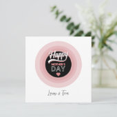 お母さんの日おめでとう カード (スタンド正面)