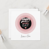 お母さんの日おめでとう カード (正面/裏面インサイチュ)