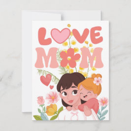 お母さんの日おめでとう！ シーズンカード