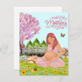 お母さんの日おめでとう！ シーズンカード (正面/裏面)
