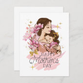 お母さんの日おめでとう！ シーズンカード (正面/裏面)