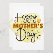 お母さんの日おめでとう シーズンカード (正面/裏面)