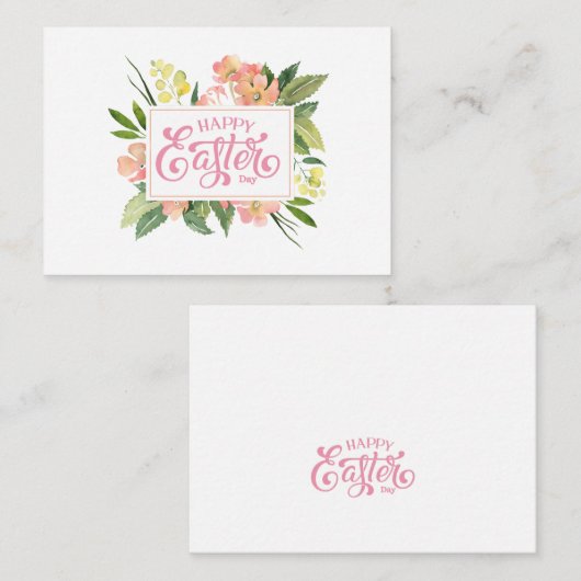 お母さんの日おめでとう ノートカード (正面/裏面)