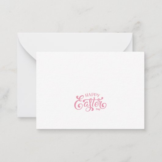 お母さんの日おめでとう ノートカード (裏面)