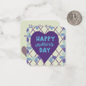 お母さんの日おめでとう ノートカード (正面/裏面インサイチュ)