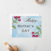 お母さんの日おめでとう ノートカード (正面/裏面インサイチュ)