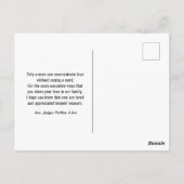 お母さんの日おめでとう ポストカード (裏面)