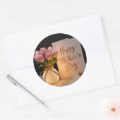 お母さんの日おめでとう ラウンドシール (封筒)