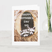 「お母さんの日おめでとう。姉さんです カード (正面)