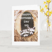 「お母さんの日おめでとう。姉さんです カード (黄色い花)