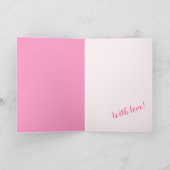 お母さんの日おめでとう！挨拶状 カード (内部)