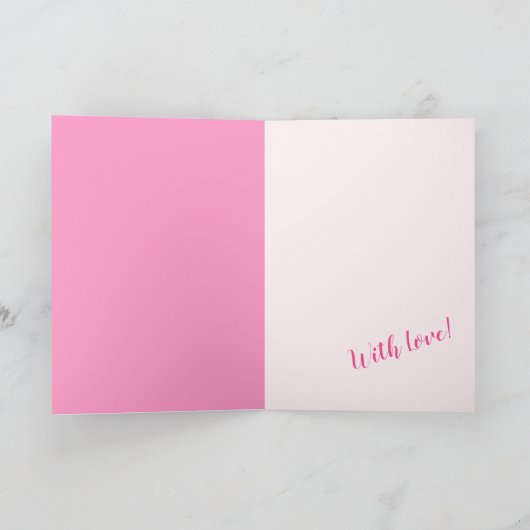 お母さんの日おめでとう！挨拶状 カード (内部)