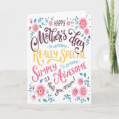 お母さんの日おめでとう|特別で素敵なお母さんへ シーズンカード (正面)