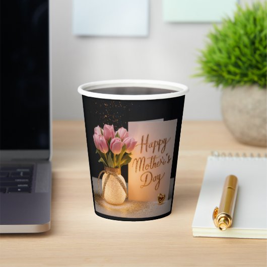 お母さんの日おめでとう 紙コップ (インサイチュ)