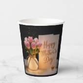 お母さんの日おめでとう 紙コップ (正面)