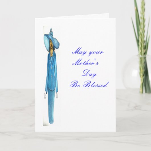 お母さんの日が来るこ賛美と。 カード (正面)