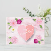 お母さんの日にうれしい花のグリーティングカード カード (スタンド正面)