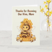 お母さんの日にお母さんに感謝を カード (黄色い花)