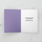 お母さんの日にお花の王冠の可愛い猫 シーズンカード (内部)