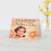 お母さんの日にお花を贈ろう カード (黄色い花)