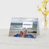 お母さんの日にここにいたらいいのに カード (黄色い花)