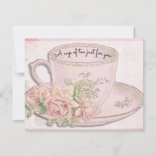 お母さんの日にピンクのお茶をあなたのためだけに (正面)