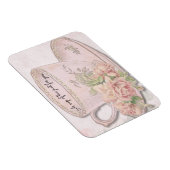 お母さんの日にピンクのお茶をあなたのためだけに マグネット (右側)