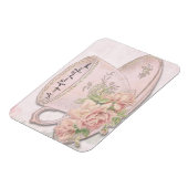 お母さんの日にピンクのお茶をあなたのためだけに マグネット (左側)