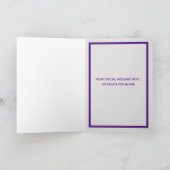 お母さんの日に幸せな犬のおおもしろい母さん-ペット写真 サンキューカード (内部)