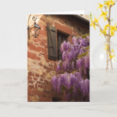 お母さんの日に挨拶状 カード (黄色い花)