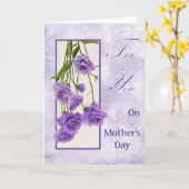 お母さんの日に – カード (黄色い花)