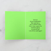 『お母さんの日のおばあ素晴らしさまリリー·オブ·ザ·V』 カード (内部)