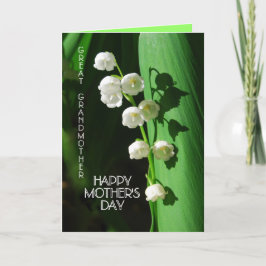 『お母さんの日のおばあ素晴らしさまリリー·オブ·ザ·V』 カード