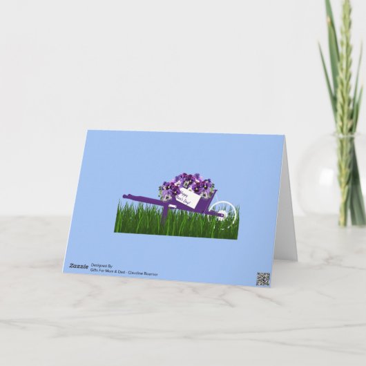 お母さんの日のおめでとうございます カード (裏面)