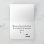 お母さんの日のおめでとうございます カード (内部)