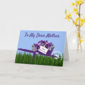 お母さんの日のおめでとうございます カード (黄色い花)