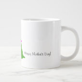 お母さんの日のお花のメッセージ ジャンボコーヒーマグカップ (右)