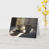 お母さんの日のお親愛友達カップ カード (黄色い花)