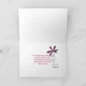 お母さんの日のオランダのチューリップ カード (内部)