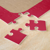 お母さんの日のピンクの飾りとタンポポの種 ジグソーパズル (側面)