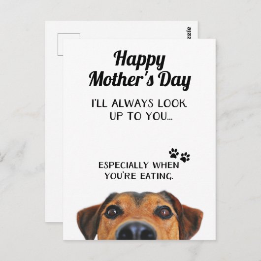 『お母さんの日のポおもしろいストカード』 ポストカード (正面/裏面)