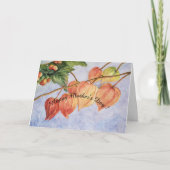 お母さんの日のランタ中国のンカード カード (正面)