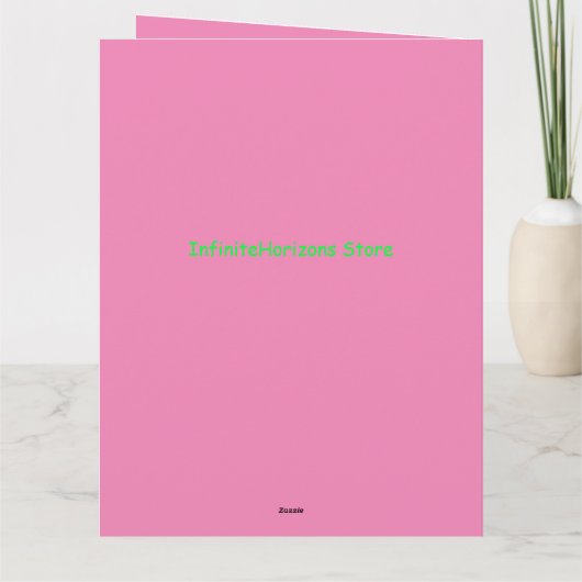 お母さんの日の挨拶カード カード (裏面)