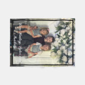 お母さんの日の毛布が大好き フリースブランケット (正面(横))